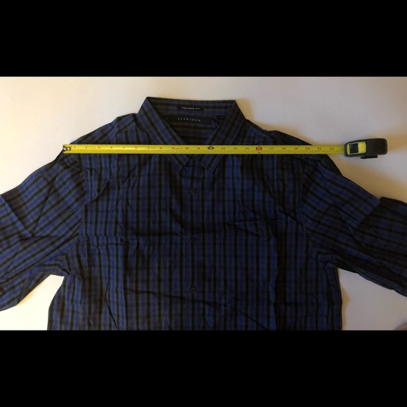 Sean John Tailored Fit Button Up Stripe Long Sleeve Shirt - Picture 7 of 8